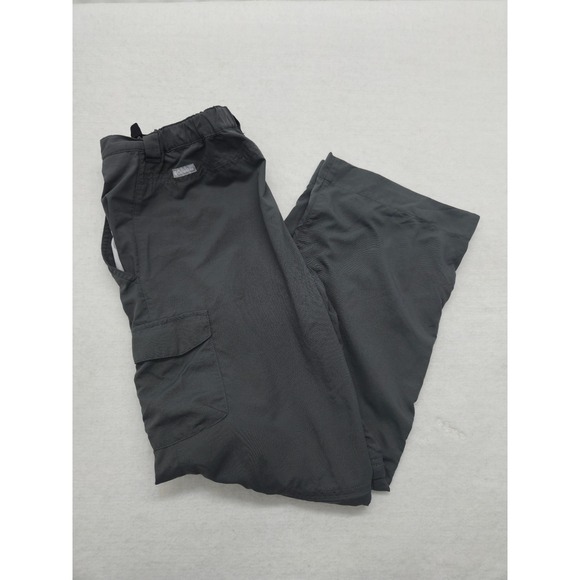 Columbia Convertible Cargo Pants XL (18/20) Gray Hiking Outdoor Nylon Zip Off - Picture 1 of 11